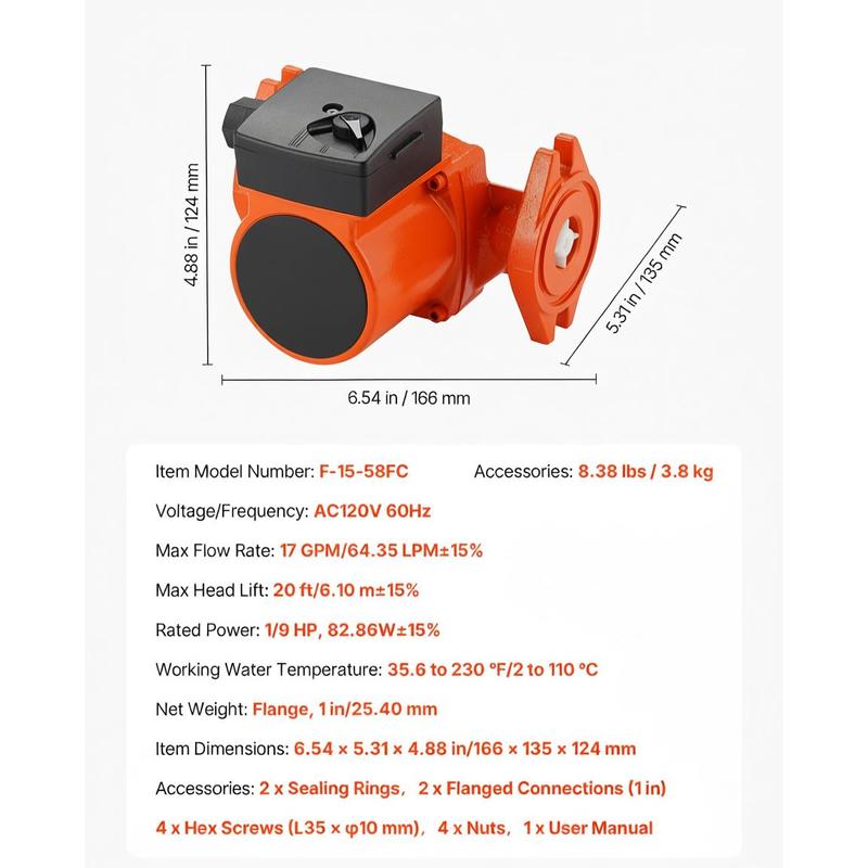 Cast Iron Circulating Water Pu - Solar Water Pump บทวิจารณ์และราคา