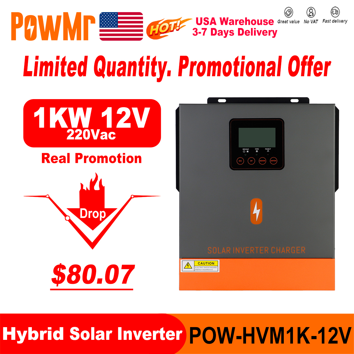 Clearance Sale 1KW Hybrid Sola - Solar Panel Monocrystalline บทวิจารณ์และราคา