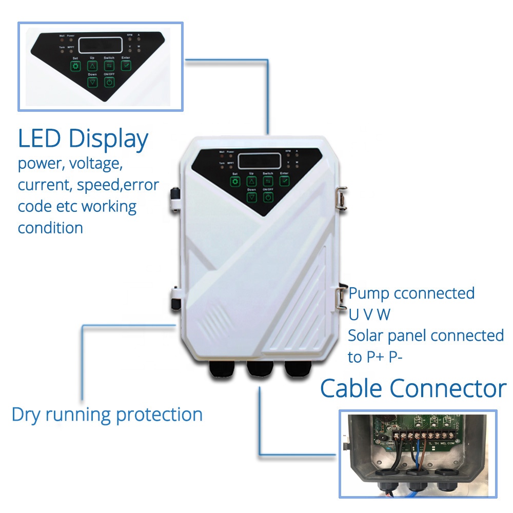 Dc High Pressure 48v 120m Deep - Solar Water Pump บทวิจารณ์และราคา