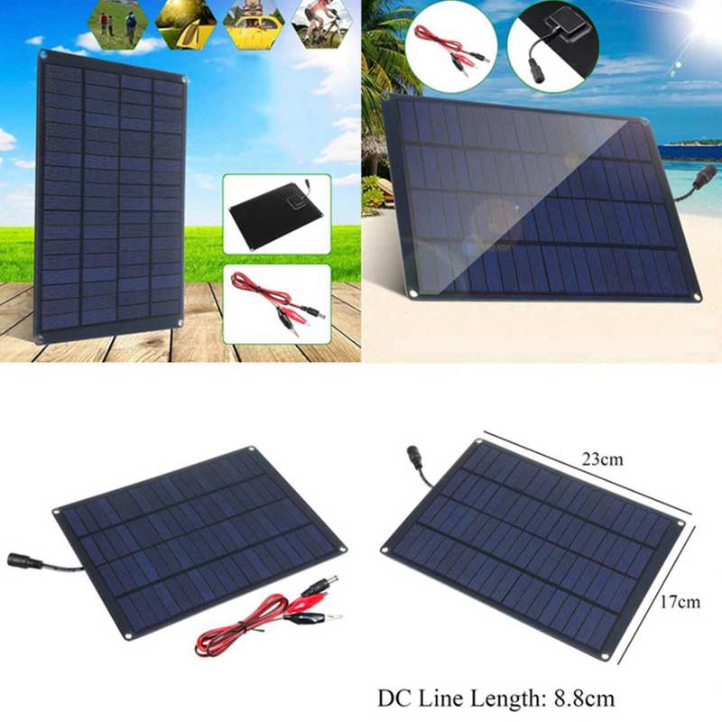 20W Solar Panel with Battery C - Solar Panel Monocrystalline บทวิจารณ์และราคา