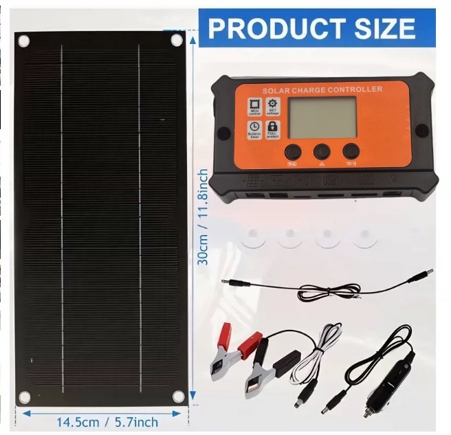 6W/60W/600W Solar Panel portab - Solar Panel Monocrystalline บทวิจารณ์และราคา