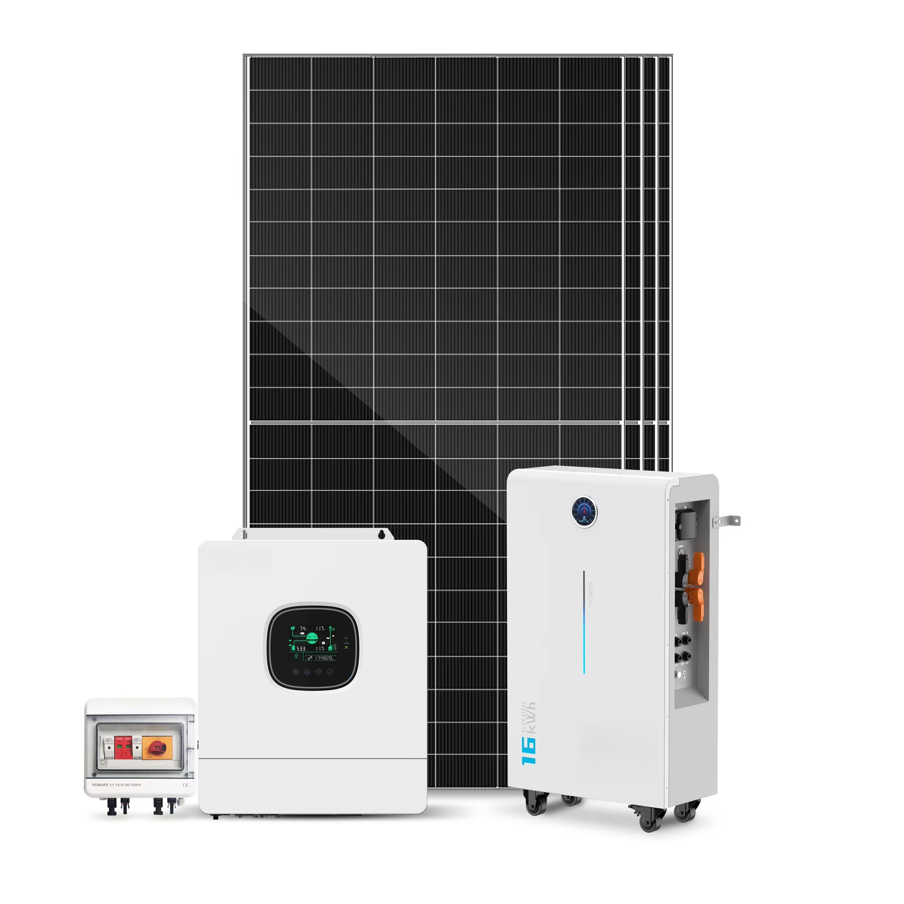 5kw 10kW off Grid Solar Power  - Solar Panel Monocrystalline บทวิจารณ์และราคา