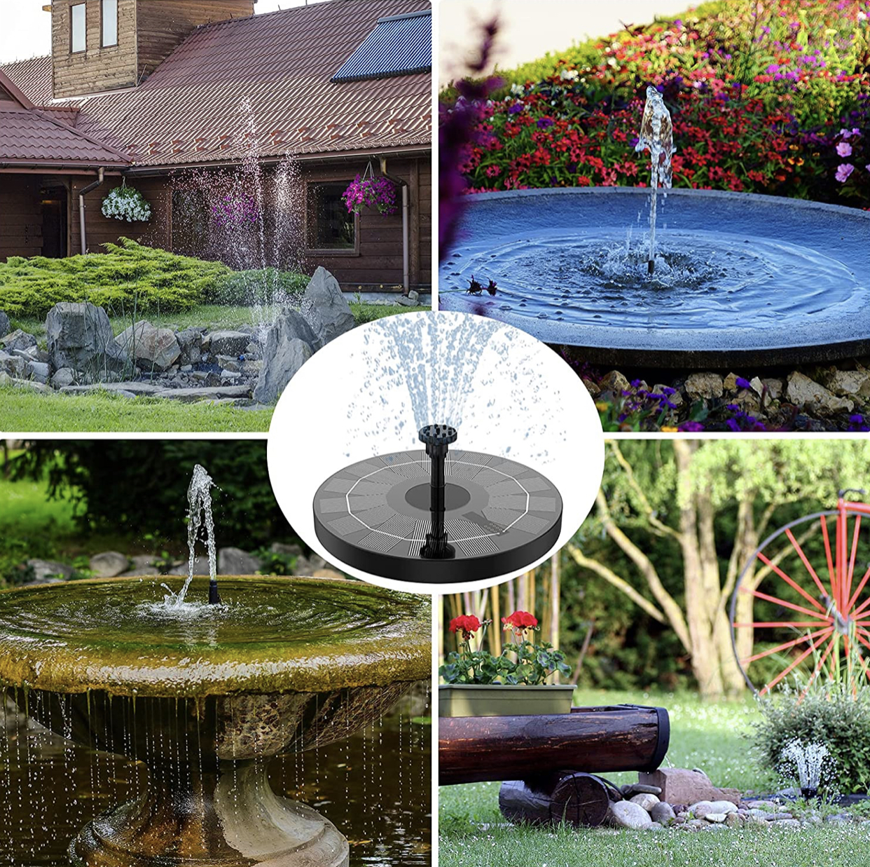 Solar Power Water Fountain Pum - Solar Water Pump บทวิจารณ์และราคา